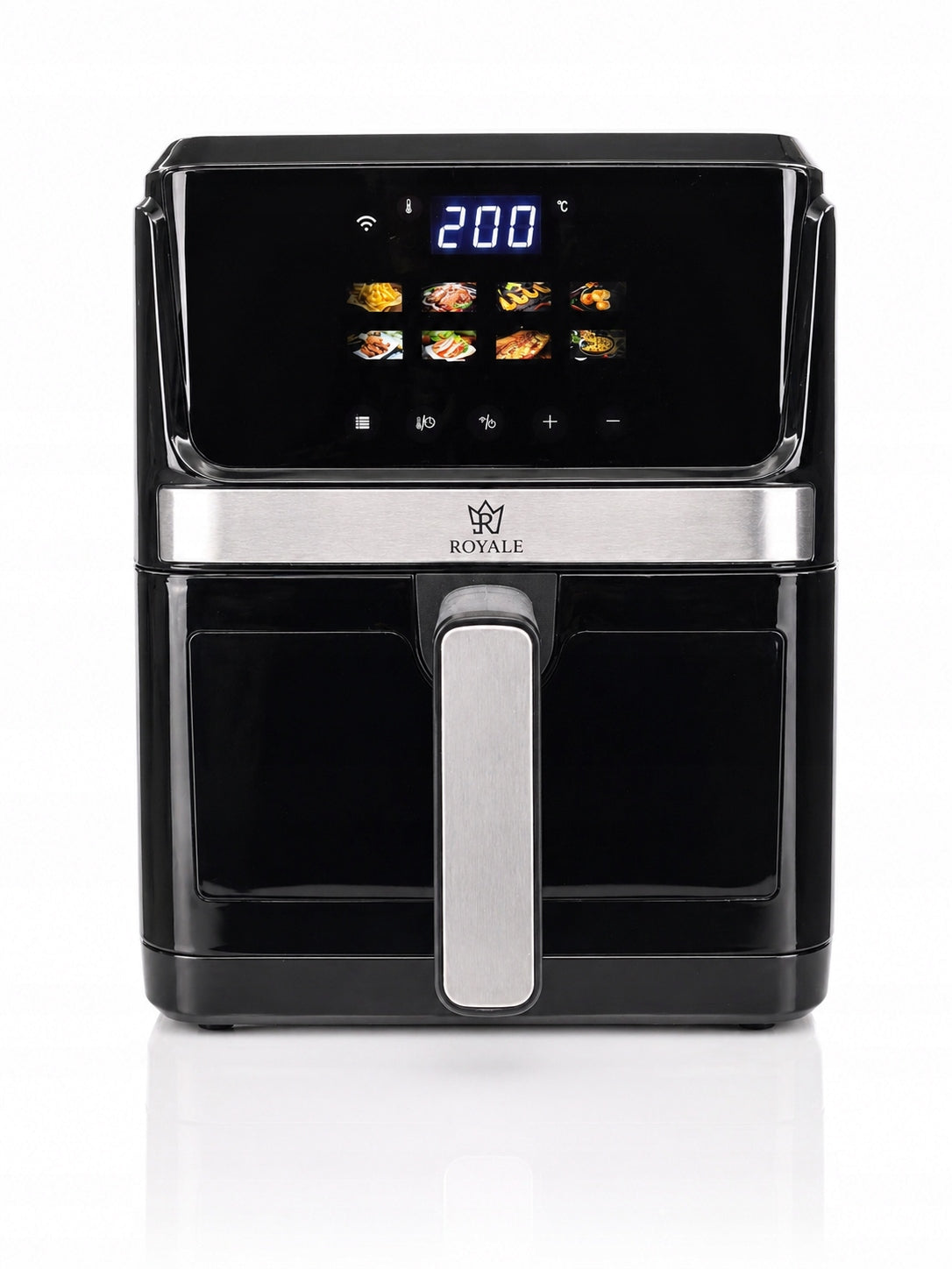 FAT-FREE AIR FRYER ROYALE SMART 2 AIR FRYER 8l TUYA WiFi Model ROYALE EASY CRISP SMART 2