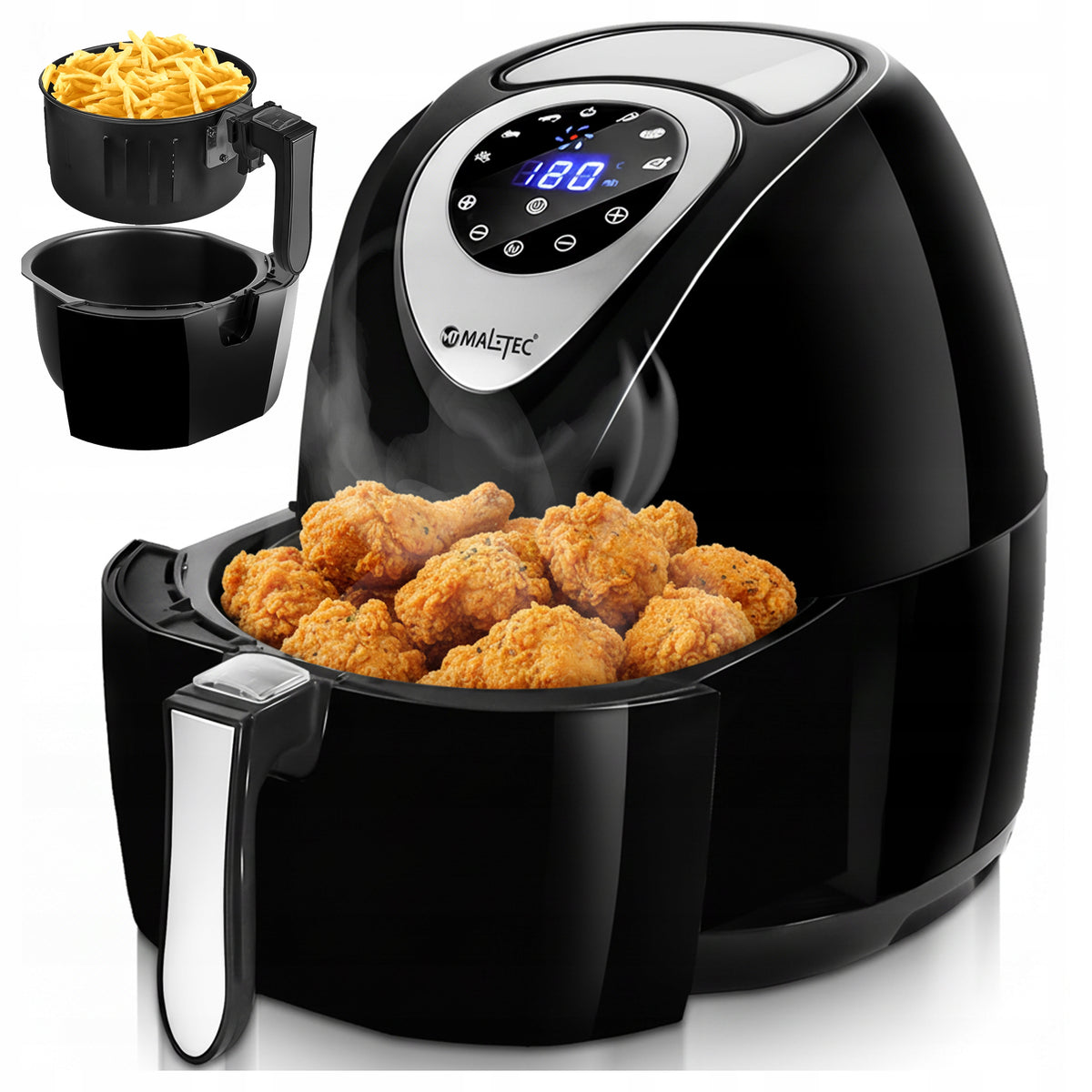 FAT FREE AIR FRYER STRONG LARGE BOWL AIR FRYER 7 PROGRAMS