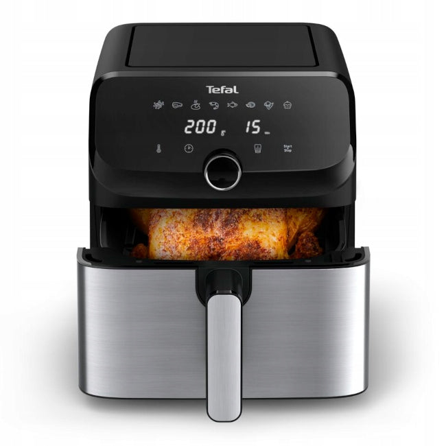 FAT-FREE AIR FRYER TEFAL 7,5L LARGE OVEN 8 FRYING PROGRAMS