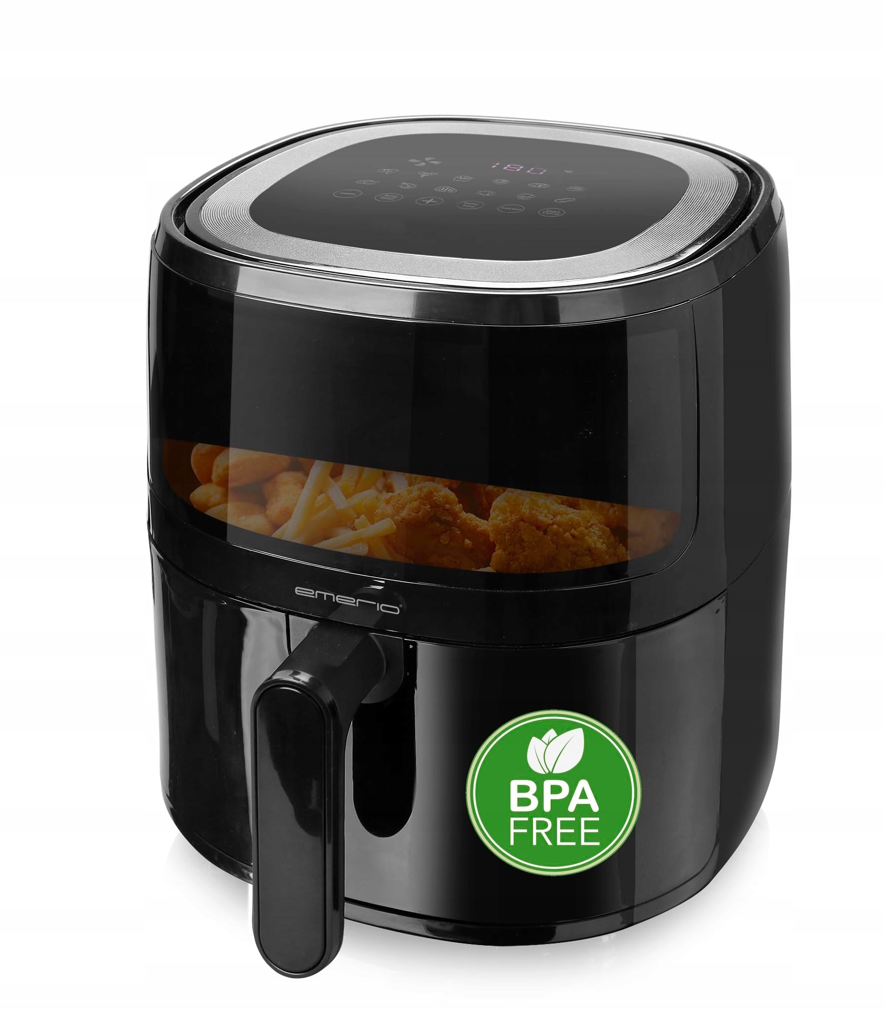 FAT-FREE AIRFRYER Emerio AF129329.3 Black 5 L 1500W DESCRIPTION!