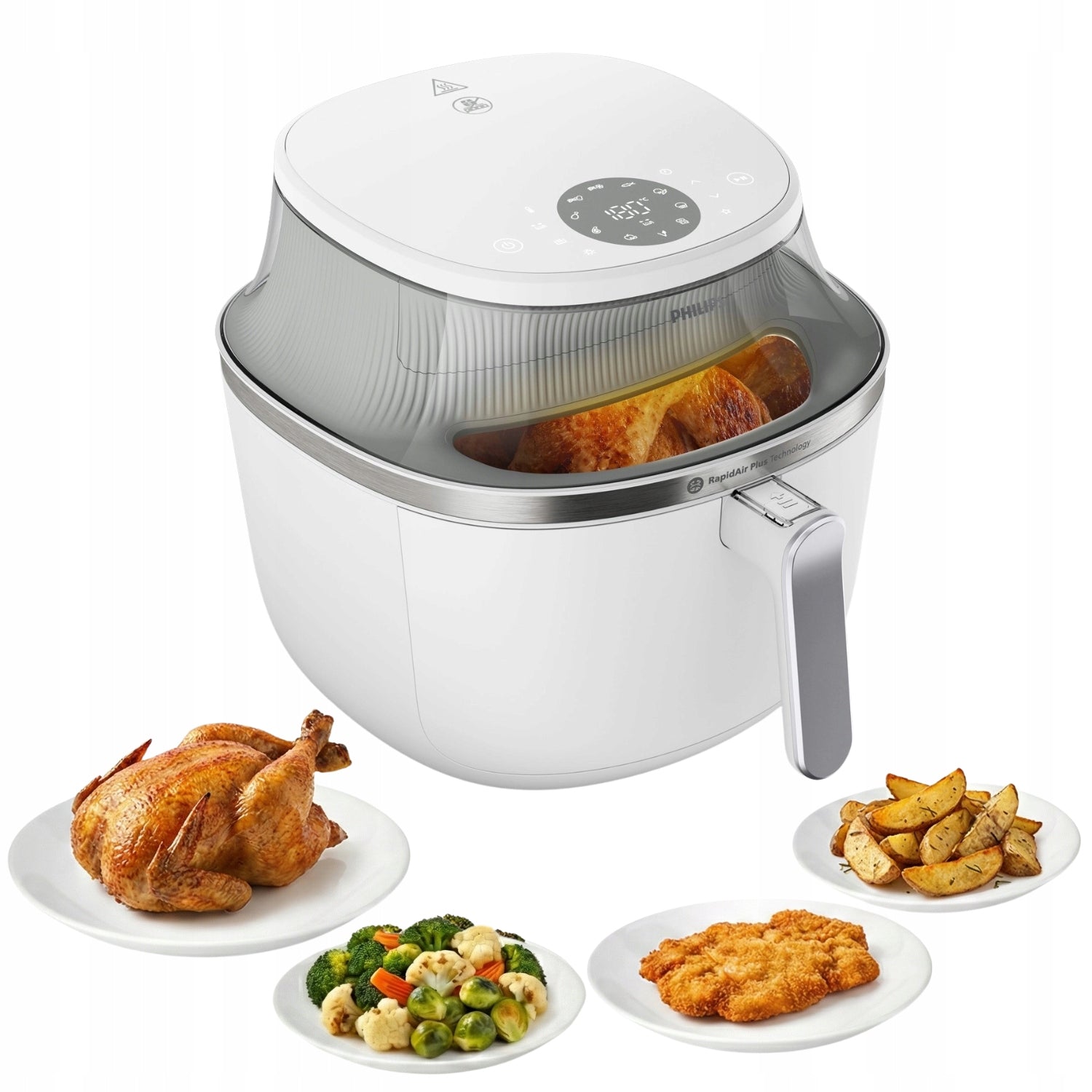FAT-FREE Airfryer Philips Ovi NA341/10 WINDOW OF THE UNDERWATER
