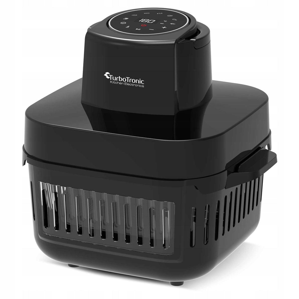 FAT FREE FRYER 6L AIR FRYER 1600W GLASS FRYING BASKET Packaging status original