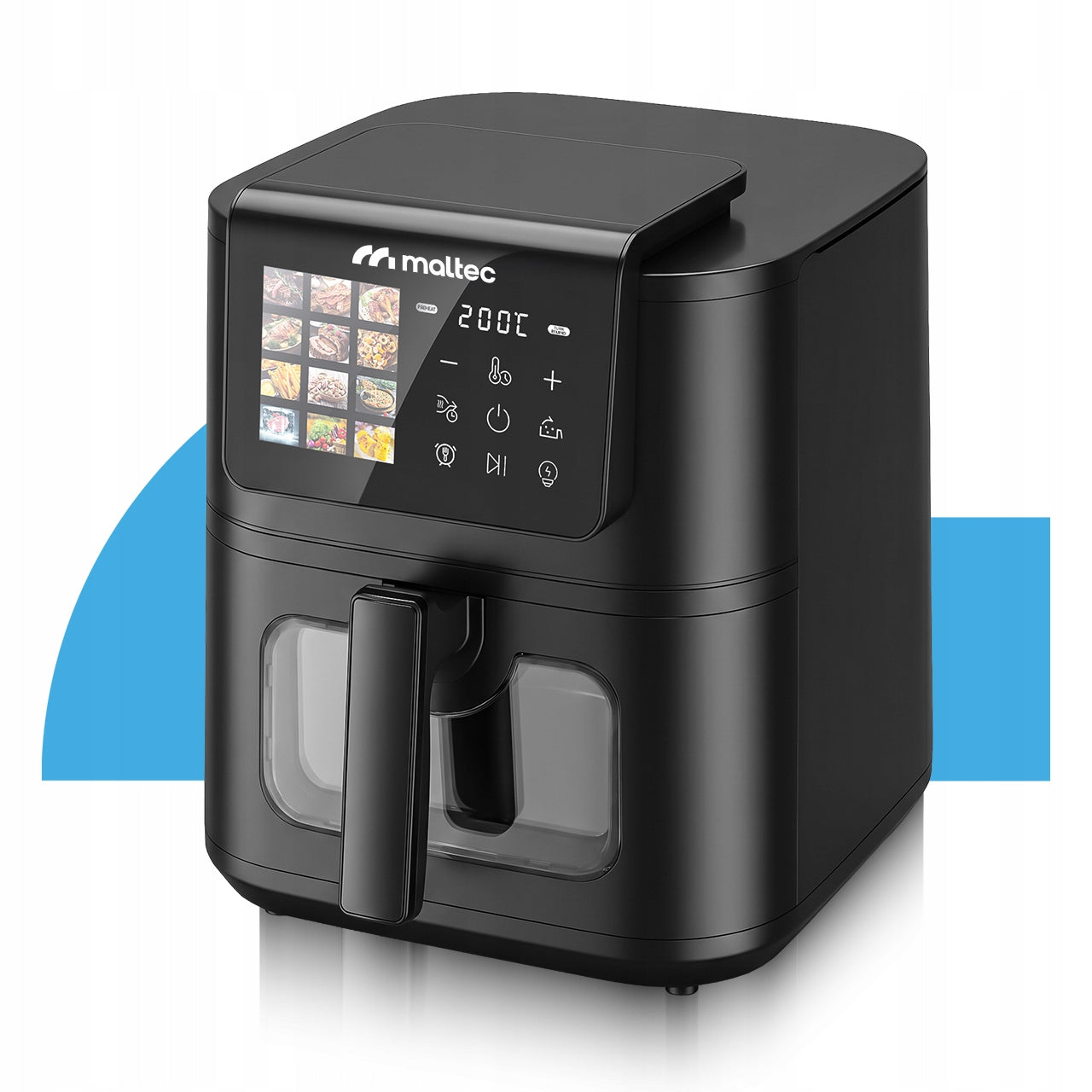 FAT FREE FRYER 8L 2000W AIR FRYER LARGE WINDOW AIR FRYER TRAY Model Frytkownica Beztłuszczowa AirFryer2000W-8LB