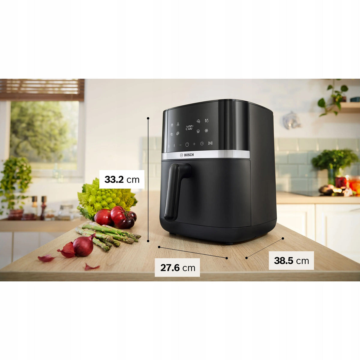 FAT FREE FRYER BOSCH MAF462B1 Series 4 Air Fryer Black Manufacturer code MAF462B1