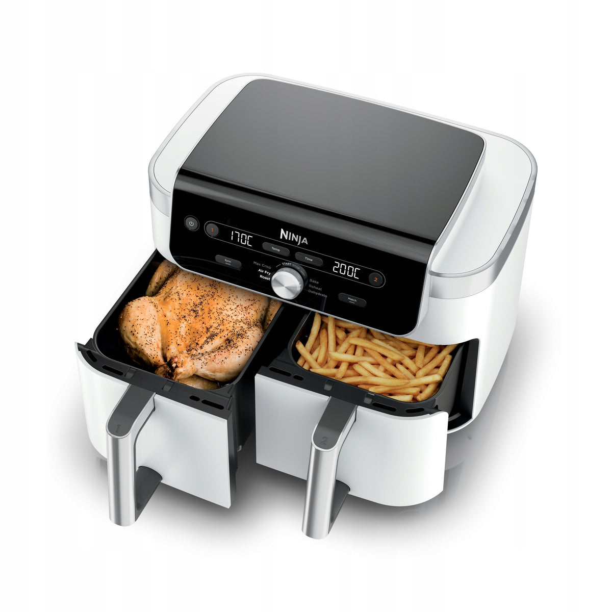 FAT FREE FRYER Ninja Dual Zone XL 9,5 L White DZ901EUWH