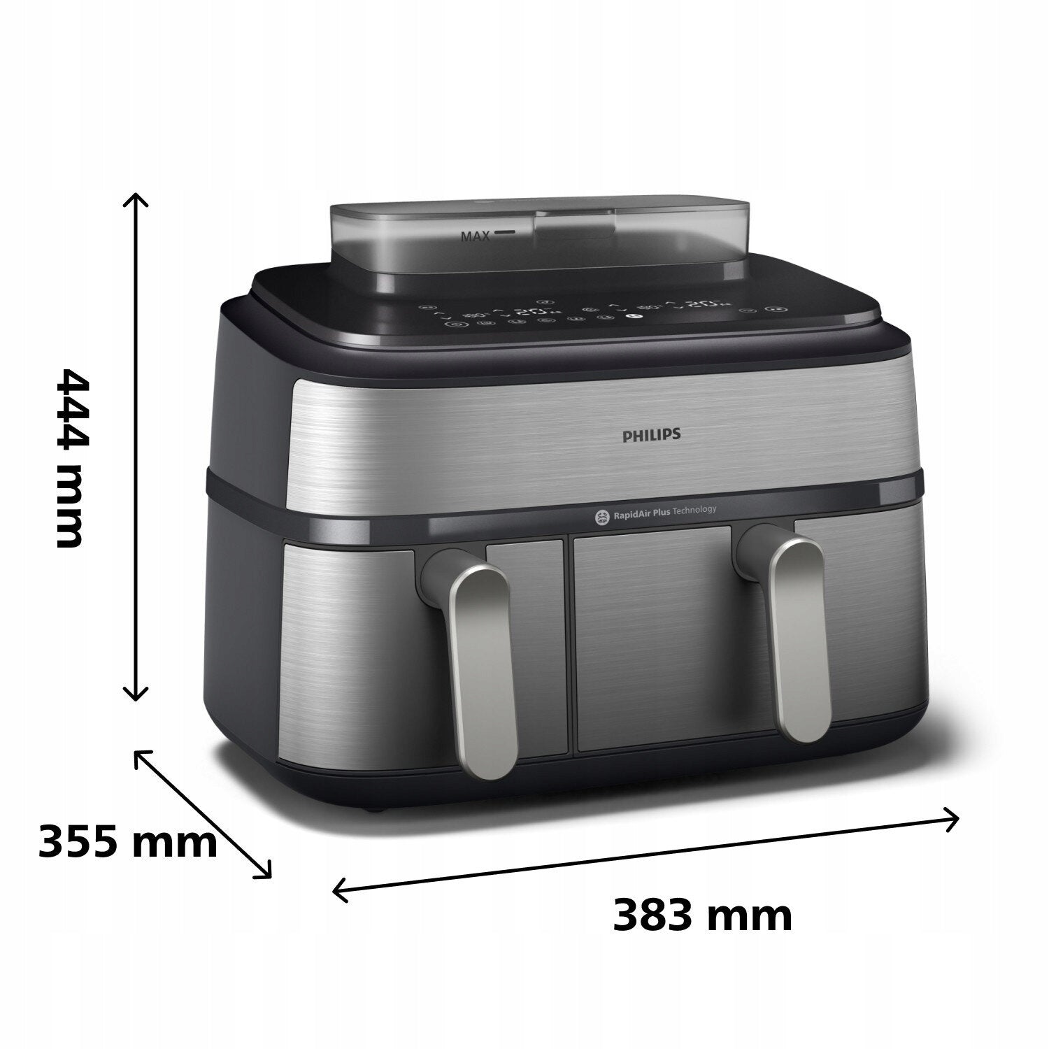 FAT FREE FRYER PHILIPS AirFryer Ovi Dual NA555/00 2750W 9L Brand Philips