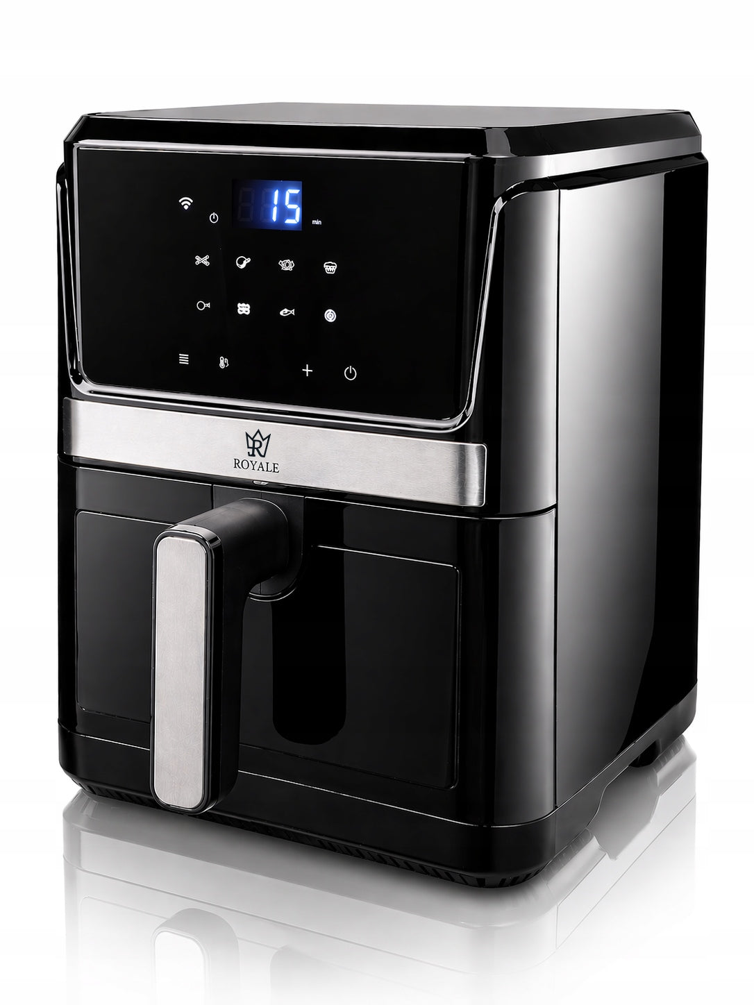 FAT-FREE FRYER ROYALE SMART 1 AIR FRYER 8l TUYA WiFi Dominant color black