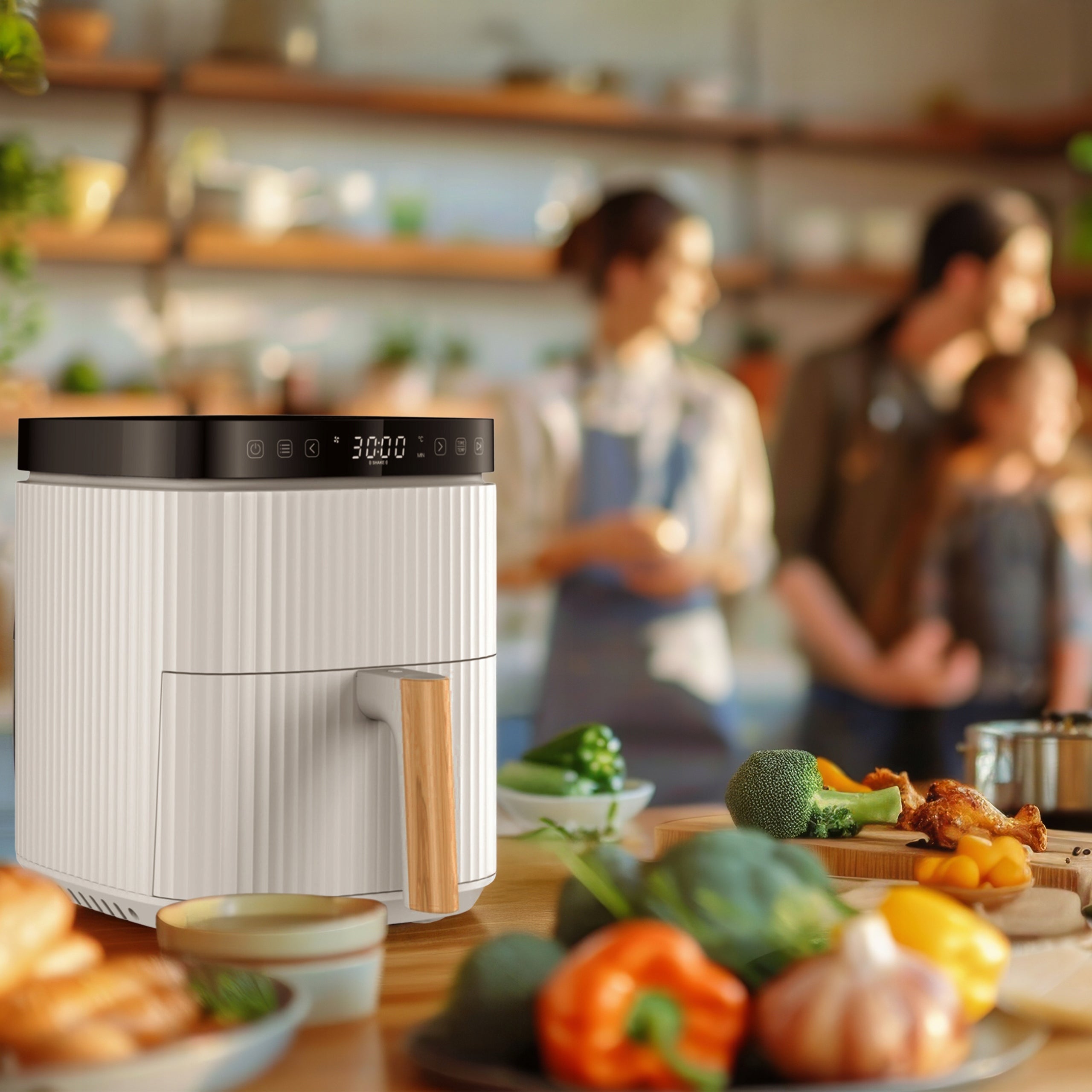 FAT-FREE OIL-FREE AIR FRYER VOKSAR W11 5L 12in1 +RECIPES Model W11
