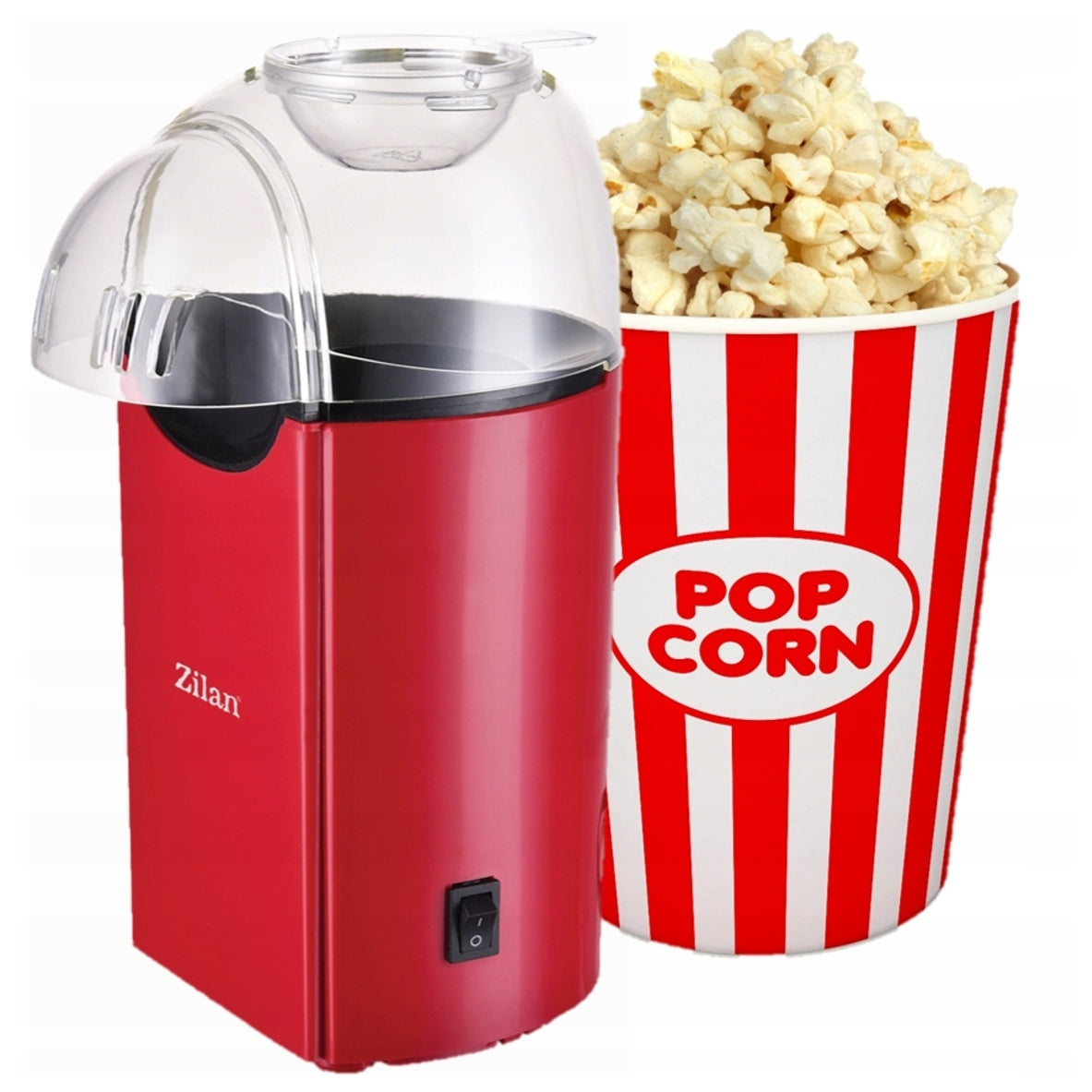 FAT FREE POPCORN MACHINE MEGA POWER 1200W