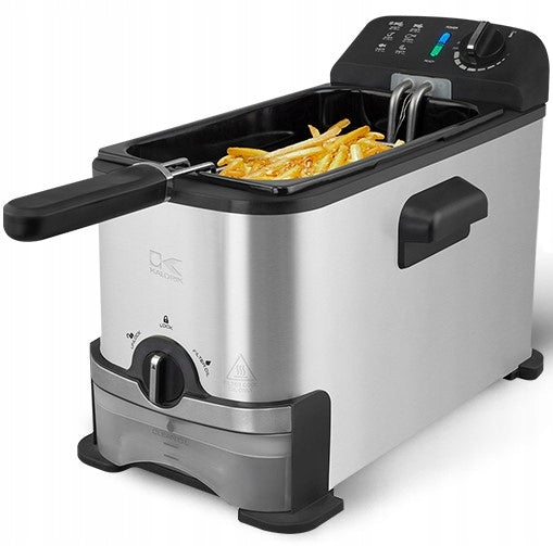 FAT OIL FRYER 3L 2000W THERMOSTAT XL CRUNCHY FRIES FILTER