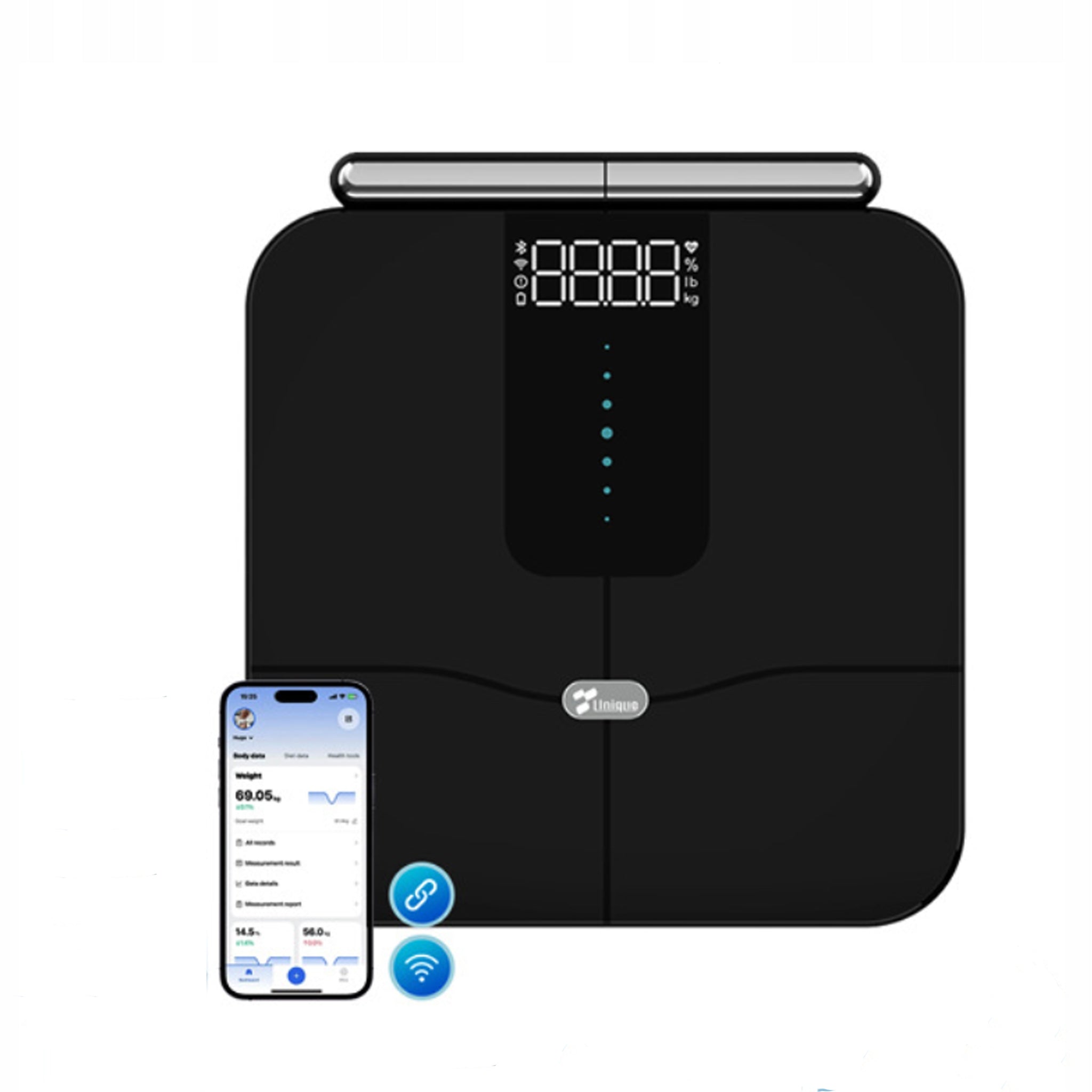 FDA certification Smart bathroom analytical scale, 56 parameters