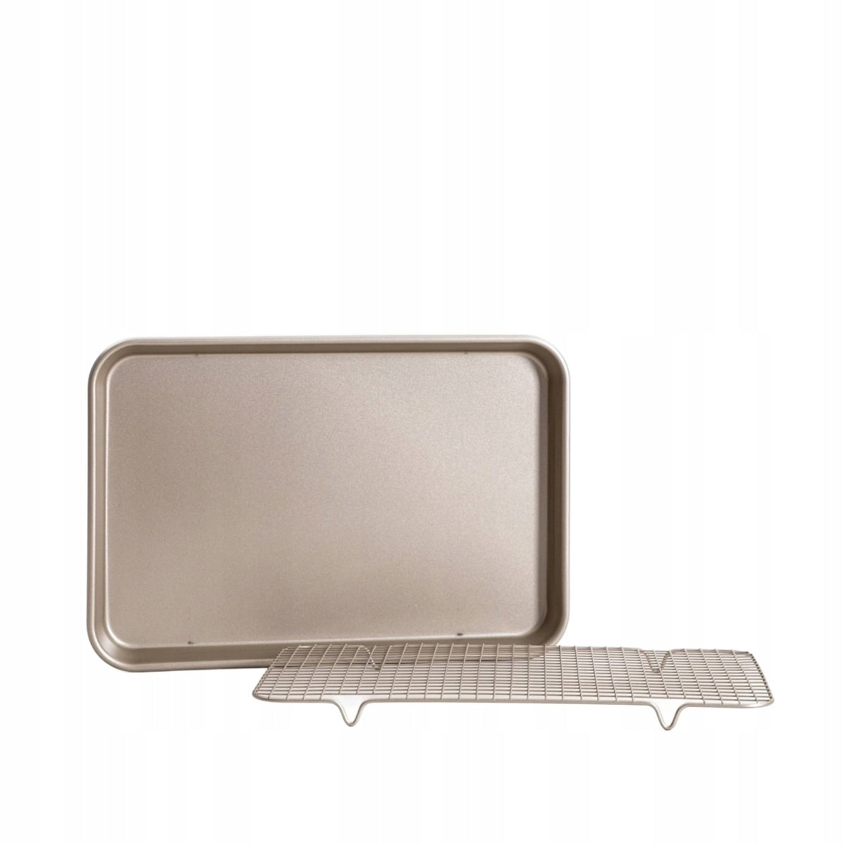 FEBE baking sheet with gold grill 39x27 cm HOMLA