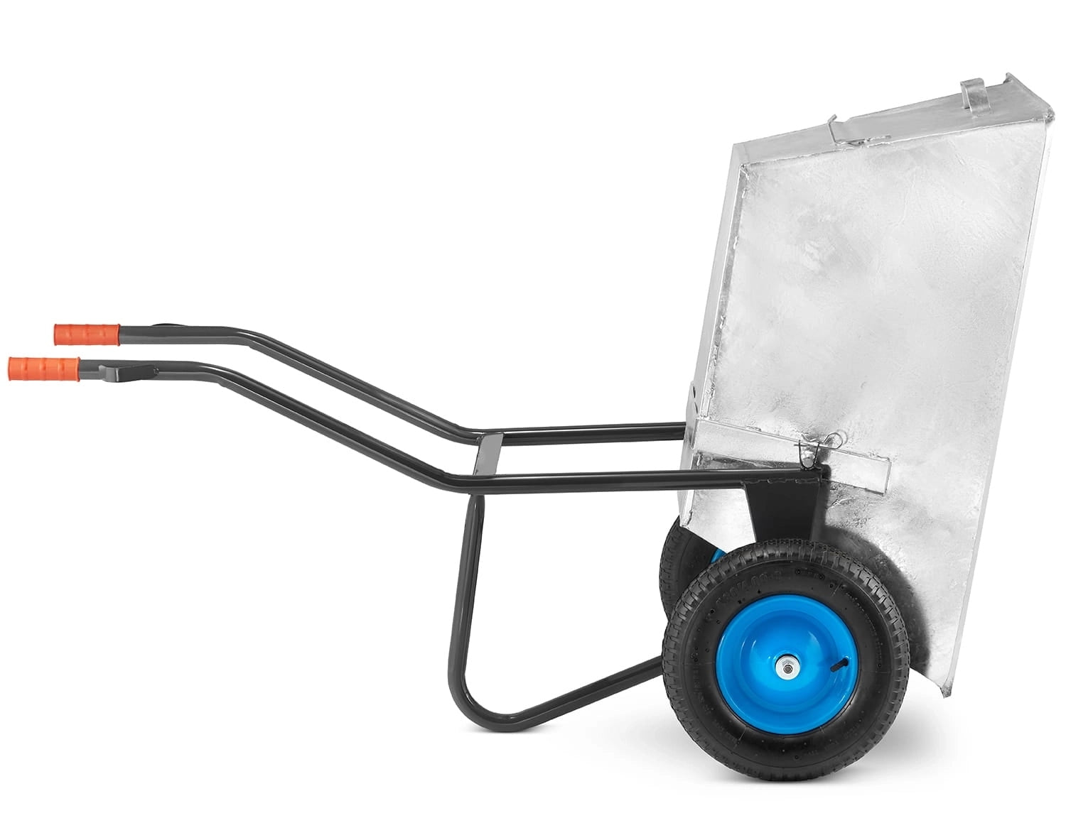 FEED TROLLEY CRADLE JAPANESE GALVANIZED WHEELBARROW HIGHER 250 L / 420 kg Brand Higher