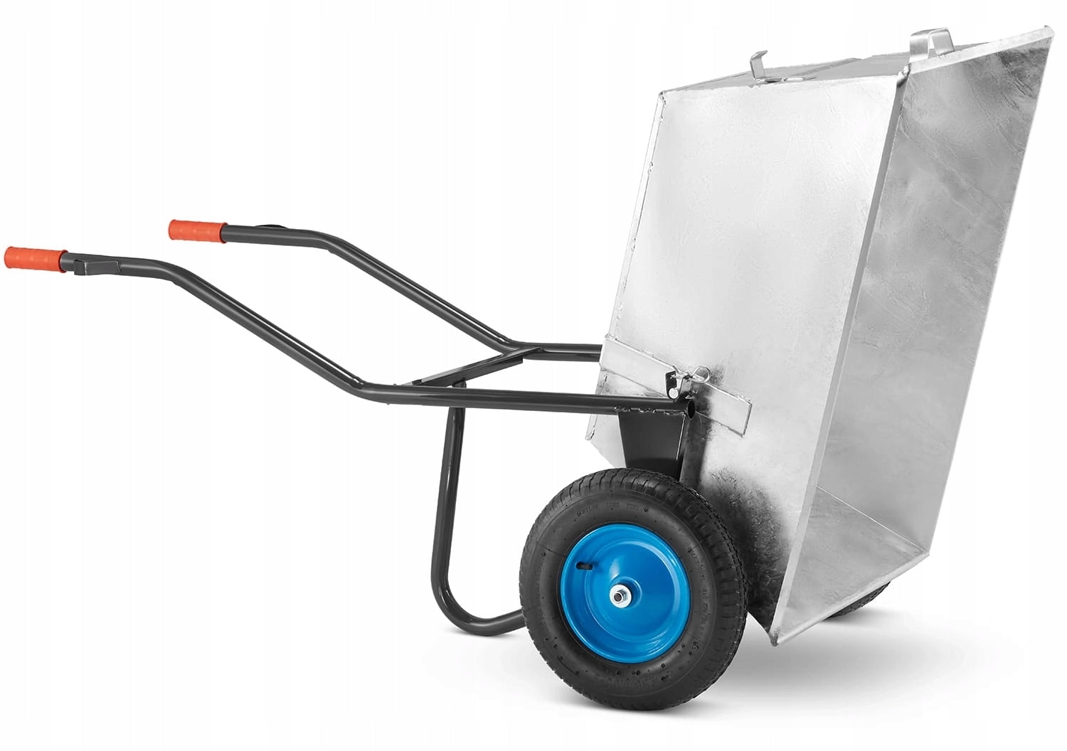 FEED TROLLEY CRADLE JAPANESE GALVANIZED WHEELBARROW HIGHER 250 L / 420 kg Manufacturer code OL-W200.10.C