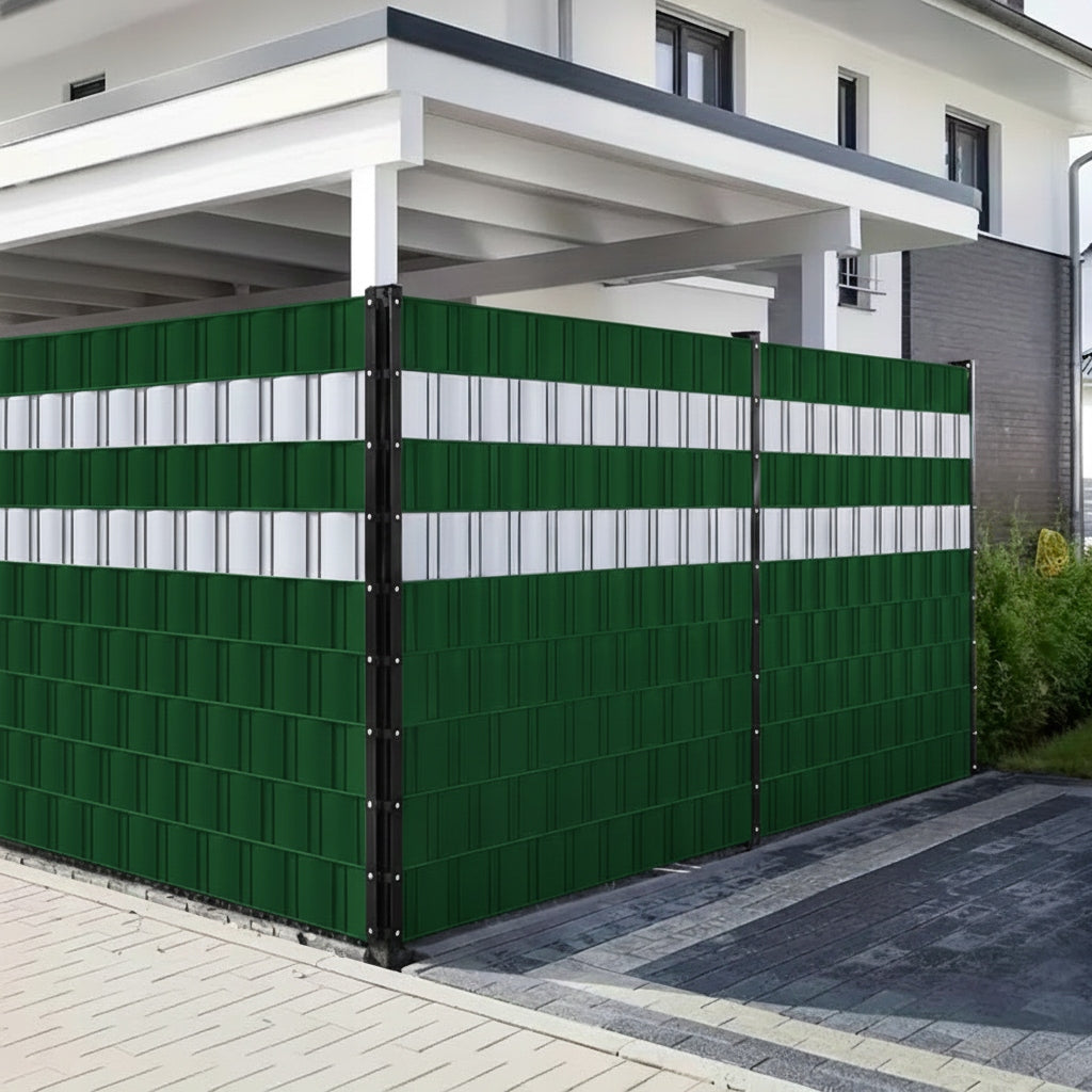 FENCE TAPE GREEN 19x35 FENCE COVER FENCE + UV 25 CLIPS Manufacturer code TO-zielona
