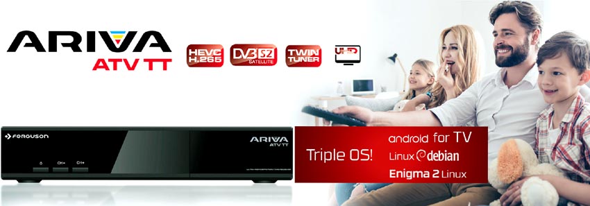 FERGUSON ARIVA ATV TT ANDROID TV LINUX