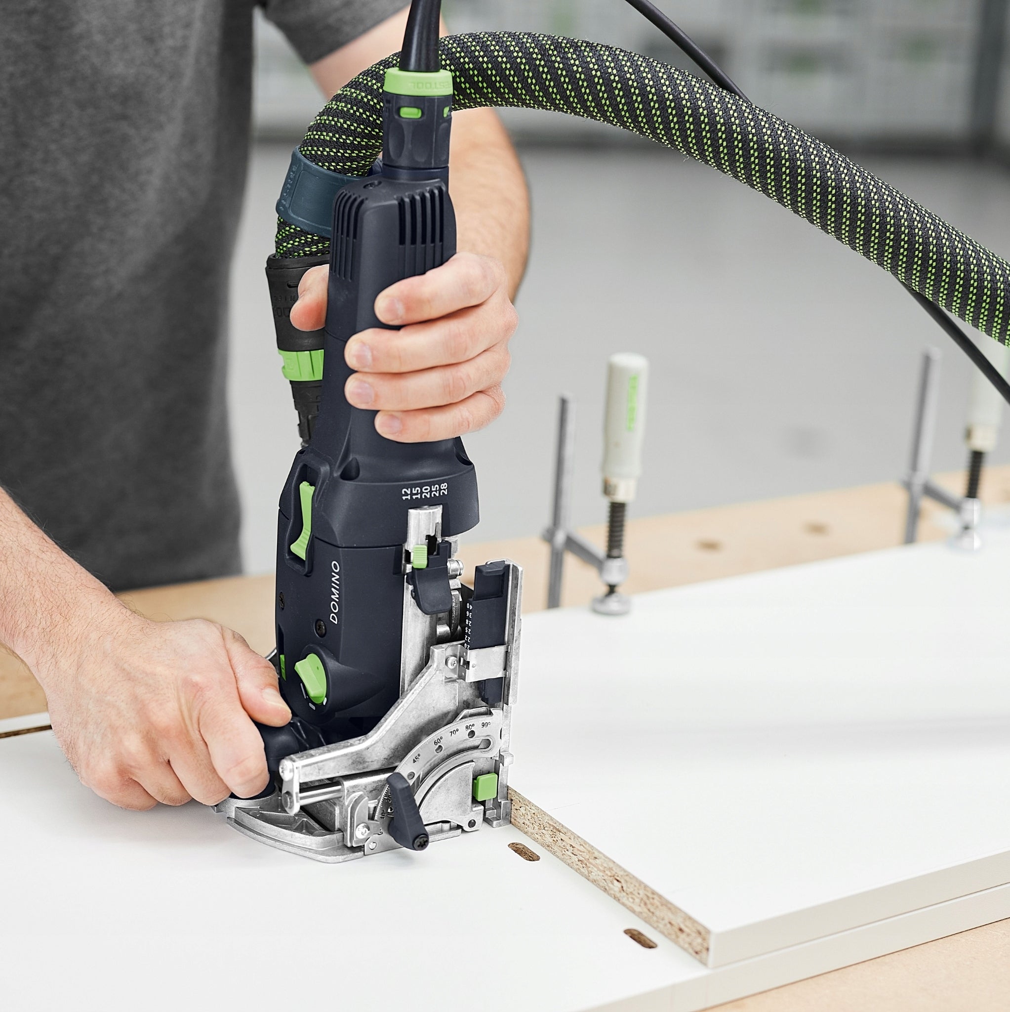 FESTOOL MILLING MACHINE FOR DOMINO CONNECTIONS DF 500 RQ-SET LAMELLAR 578541 Series DF 500