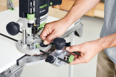 FESTOOL Spindle milling machine OF 1400 EBQ-Plus Suction cover + LED Power supply mains