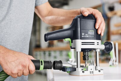 FESTOOL Spindle milling machine OF 1400 EBQ-Plus Suction cover + LED Series OF 1400