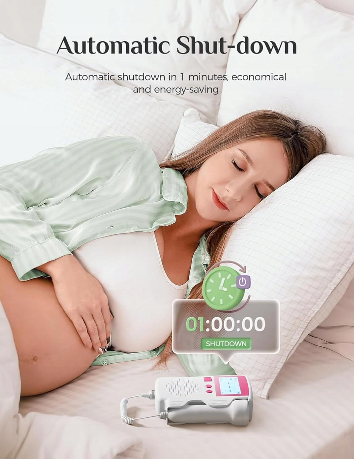 FETAL DOPPLER FOR HEART RATE DETECTION BABY HEART RATE MONITOR PREGNANCY Brand no brand