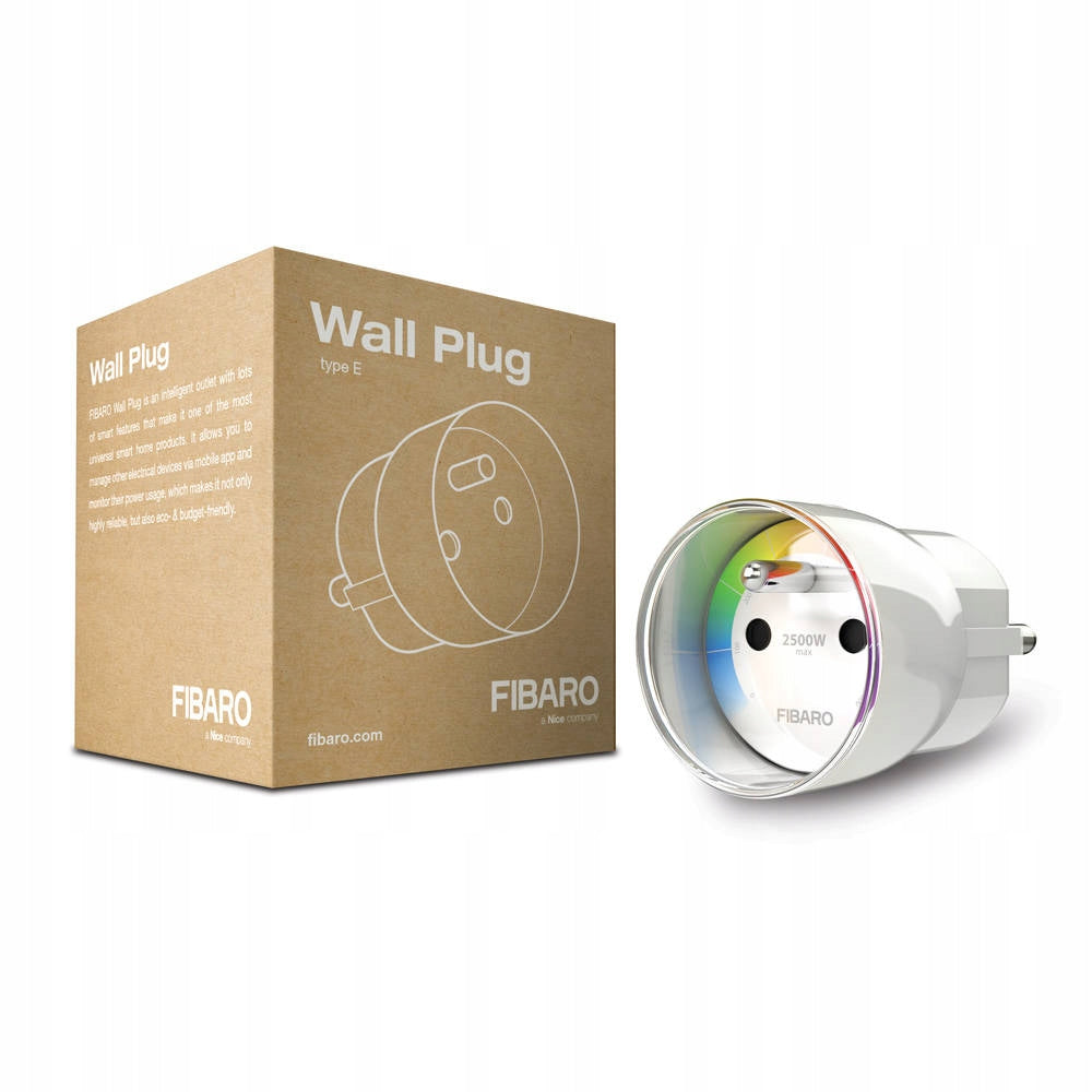 FIBARO Smart Plug Wall Plug FGWPE102 ZW5EU Z-Wave