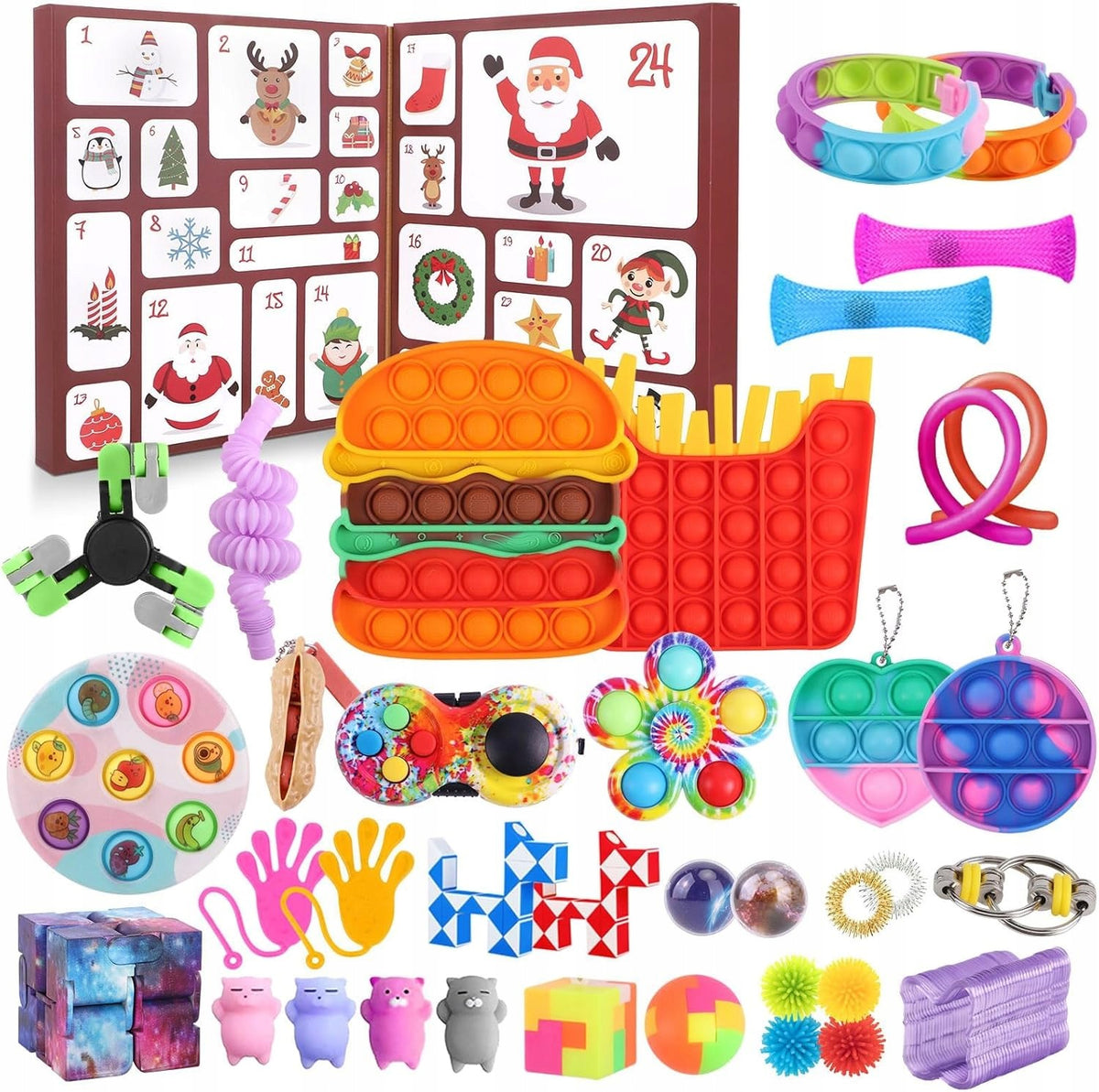 FIDGET ADVENT CALENDAR 24 PIECES SENSORY TOYS FOR CHILDREN