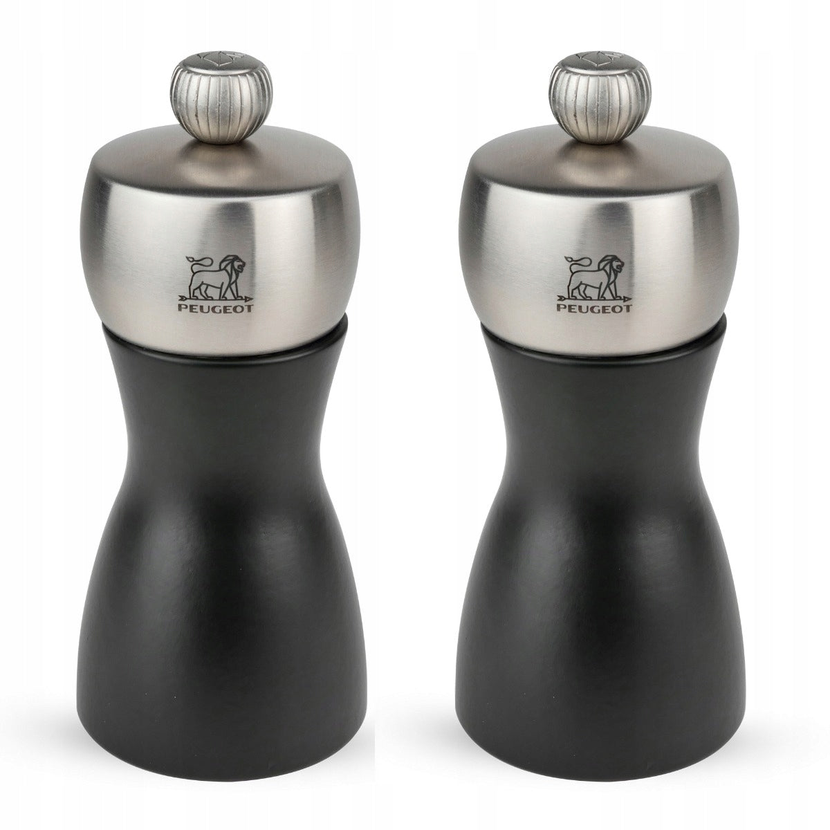 FIDJI Salt and pepper grinder set 12 cm black / PEUGEOT