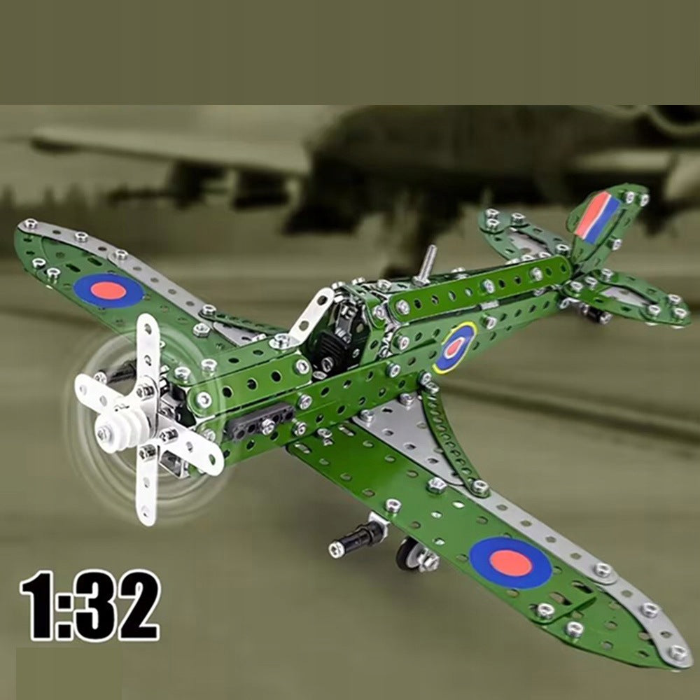 FIGHTER MODEL KIT, EDUCATIONAL STEM TOY, CONSTRUCTION SET Packaging status original