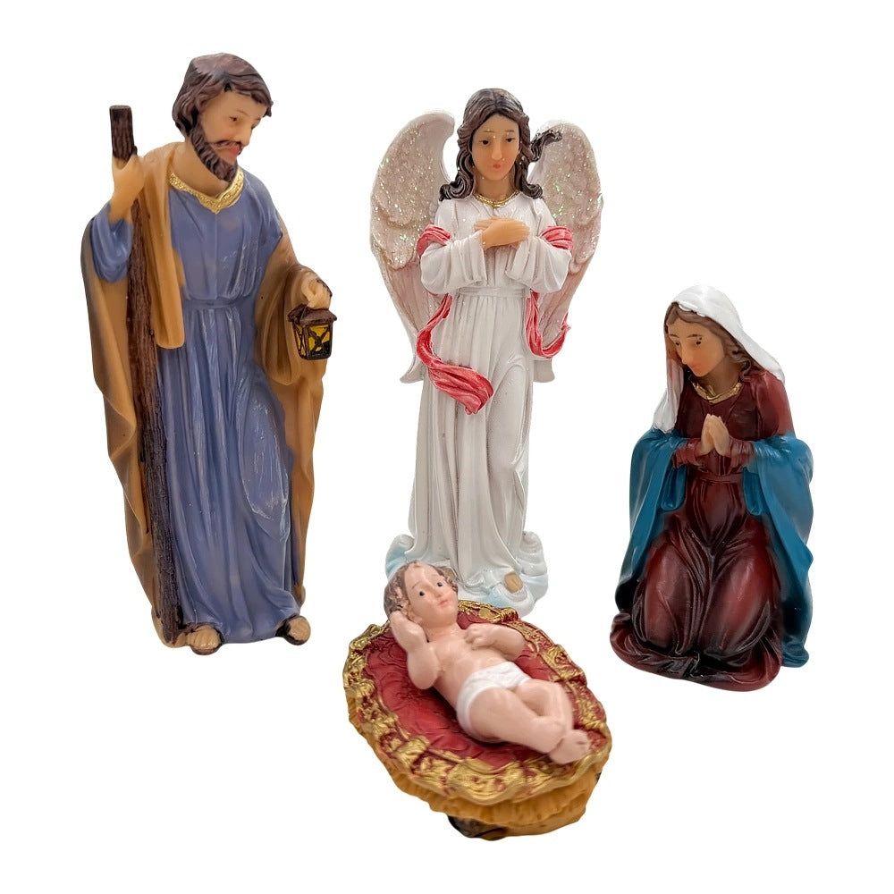 FIGURES FOR NATIVITY SCENE 13 CM SET OF 11 FIGURES FOR NURSERY STABLE Packaging status original