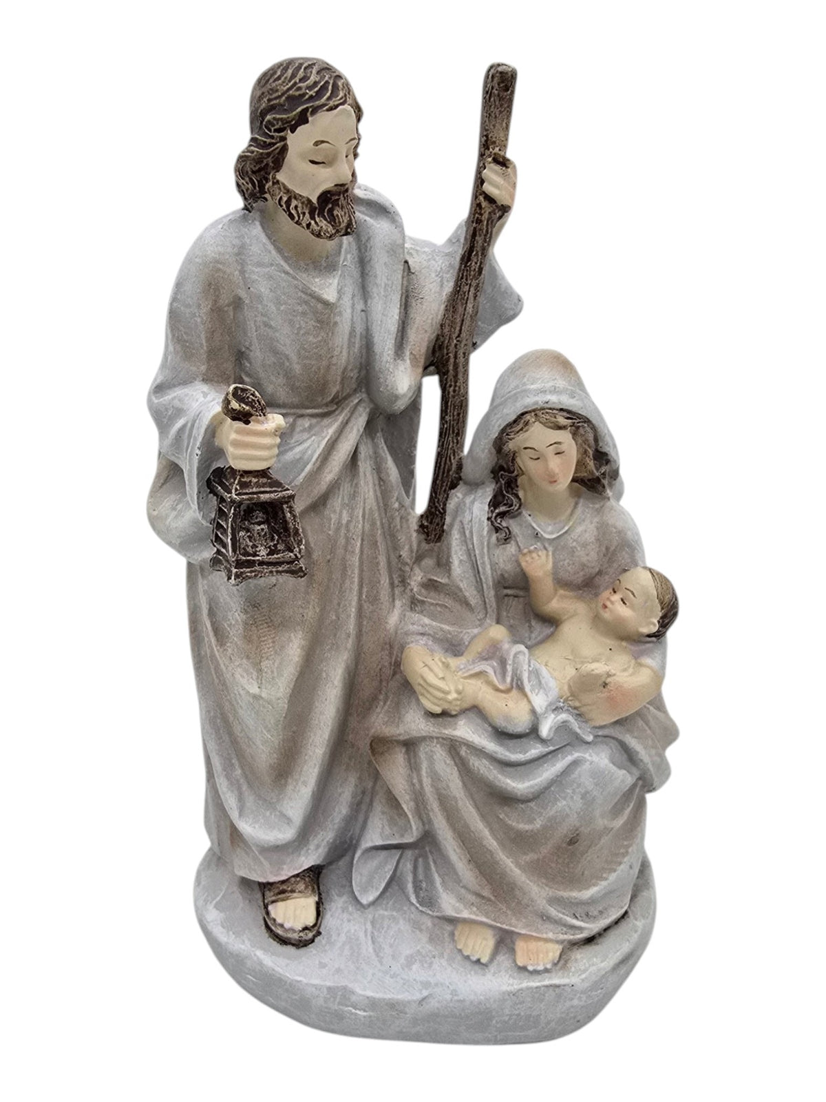 FIGURINE HOLY FAMILY CHRISTMAS NATIVITY SCENE DECORATION 16 CM Packaging status original