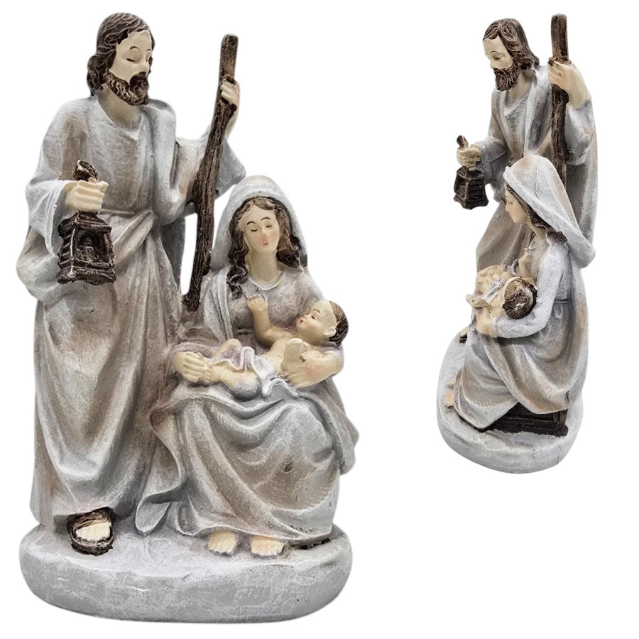 FIGURINE HOLY FAMILY CHRISTMAS NATIVITY SCENE DECORATION 16 CM