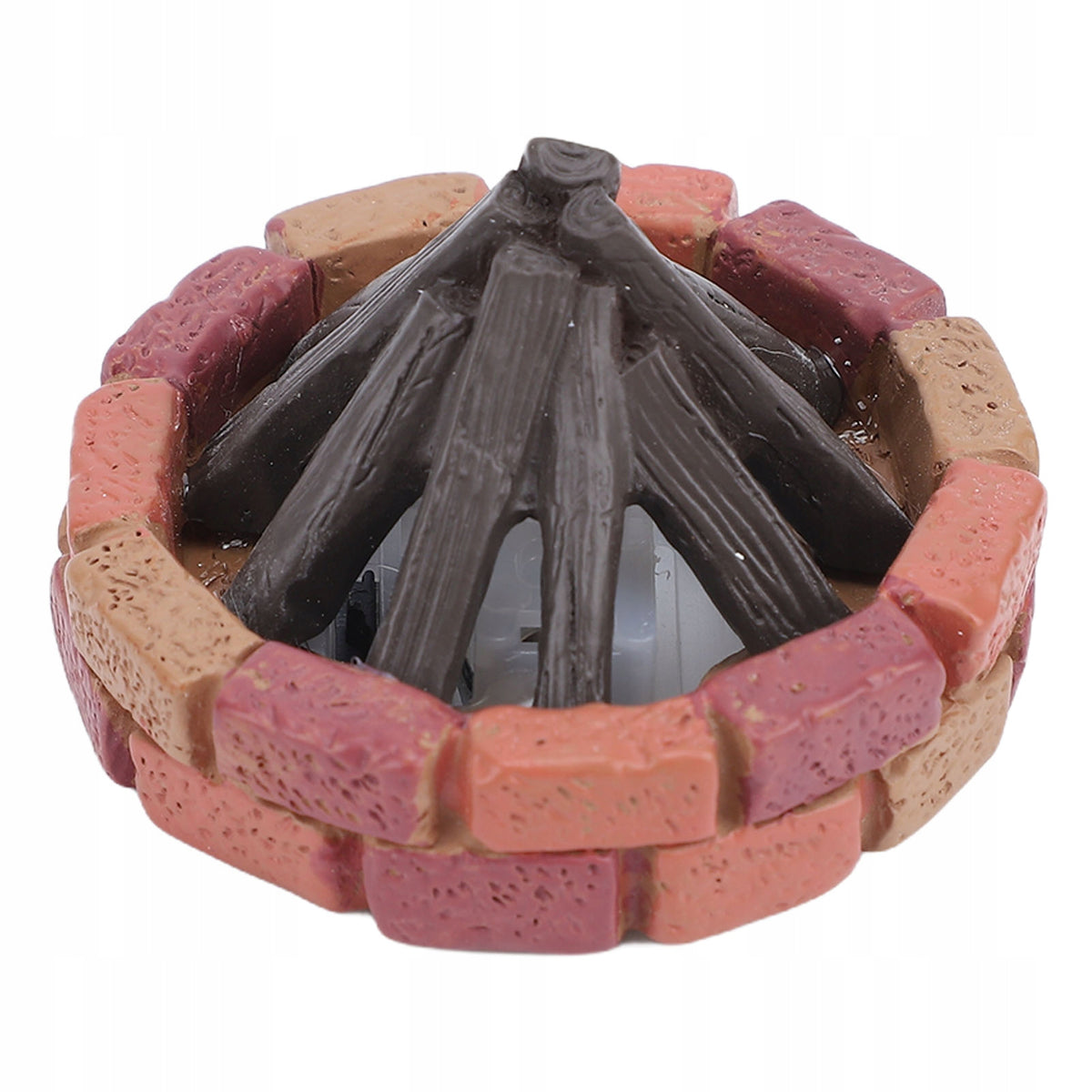 FIGURINE LED FIREPLACE FLICKERING FLAME RESIN DECORATION Packaging status original