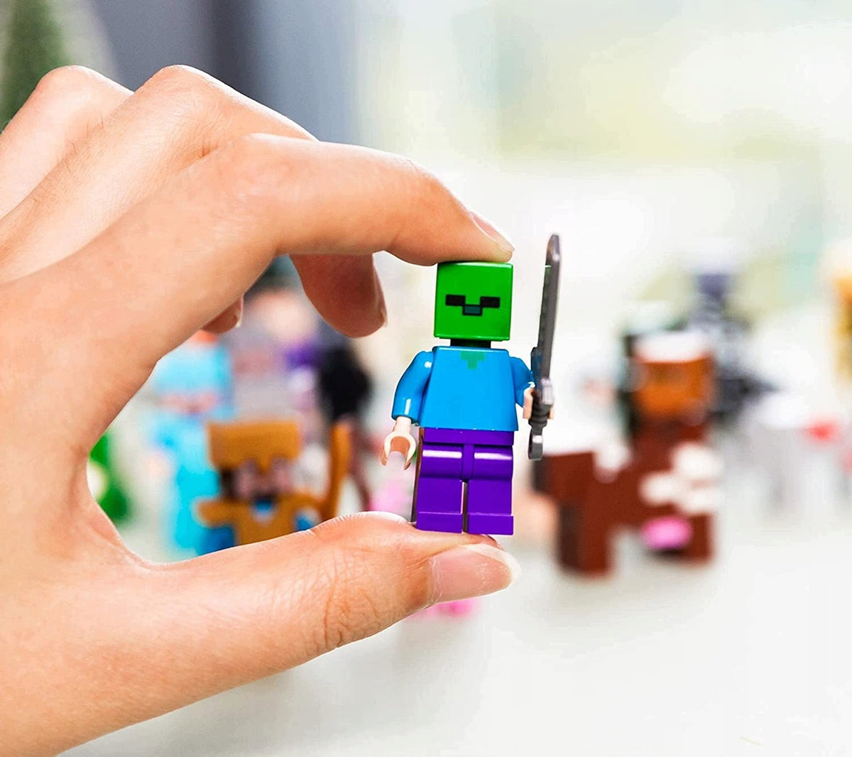 FIGURINES MINECRAFT PIXEL GAME TOYS SET OF 29 Packaging status original