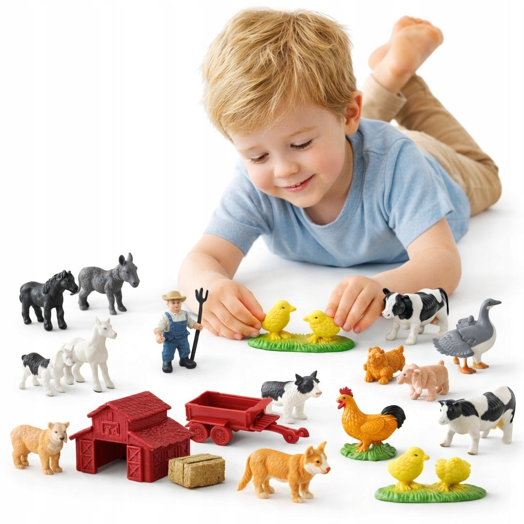 FIGURINES WILD ANIMALS SAFARI WILDZOO ANIMALS 34 pcs Packaging status original