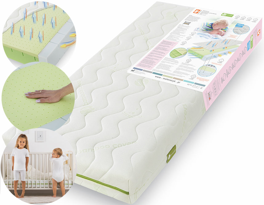 FIKI MIKI MATTRESS SENSITIVE BAMBOO LATEX FOAM 120x60