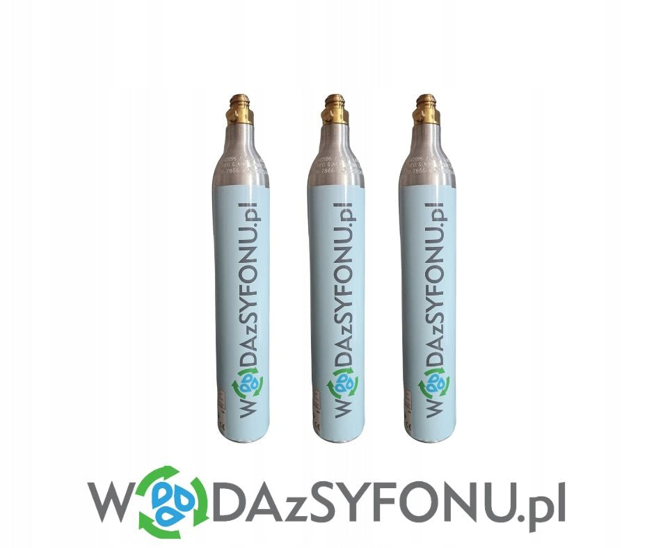 FILLING 3X CYLINDERS CARTRIDGE CO2 SODA