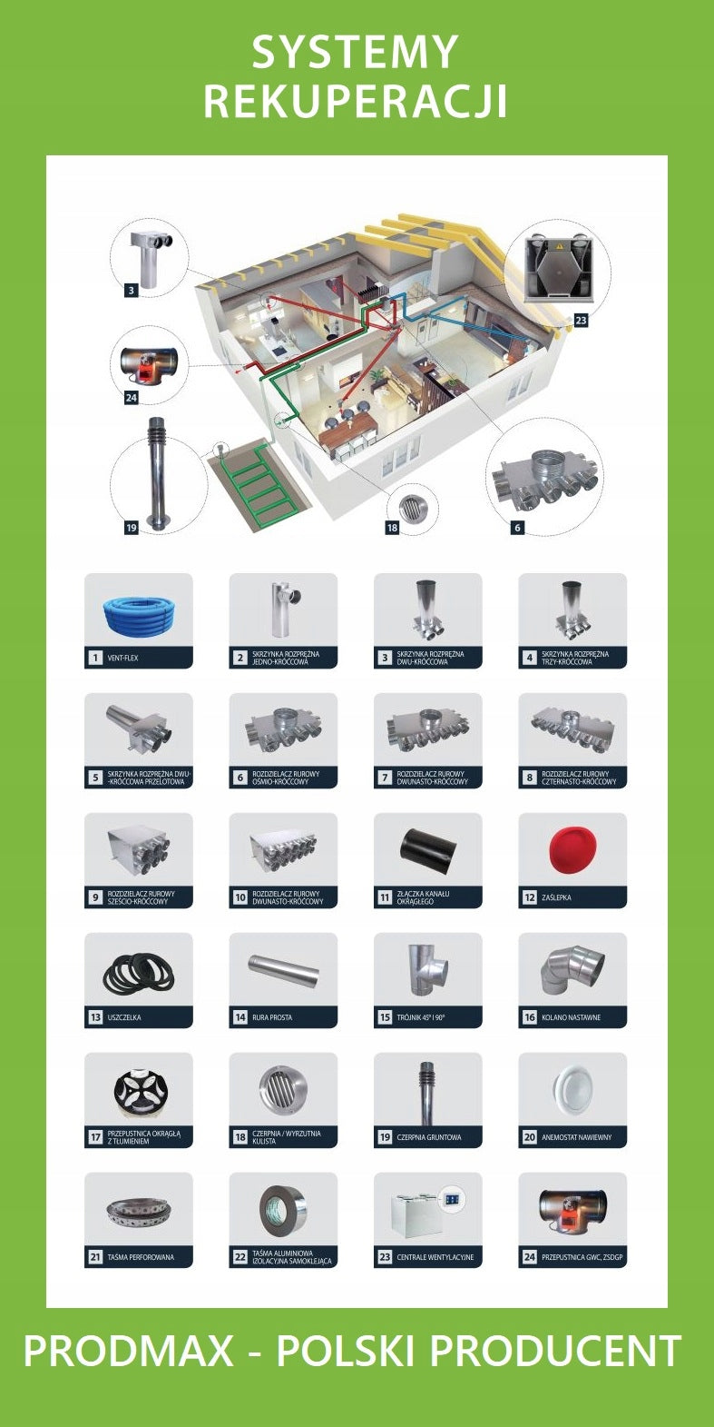 FILTER 299X233X23 F7 (Air Expert Recuperator 400/600 V EPP) Recuperation Product weight with unit packaging 0.4 kg