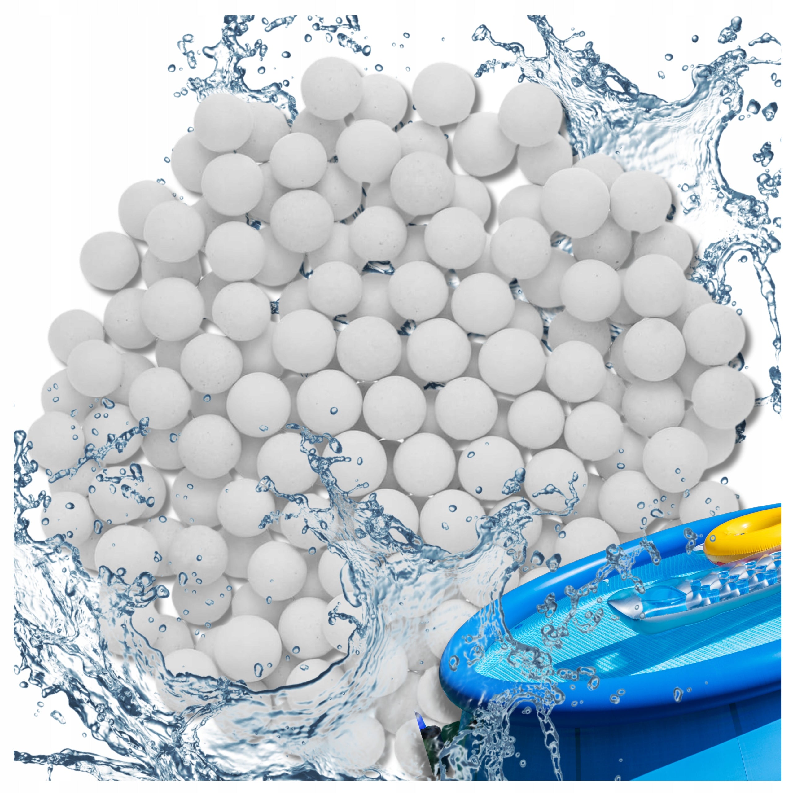 FILTER BALLS 3-8mm CERAMIC FOR SAND FILTER PUMP POOL 6kg