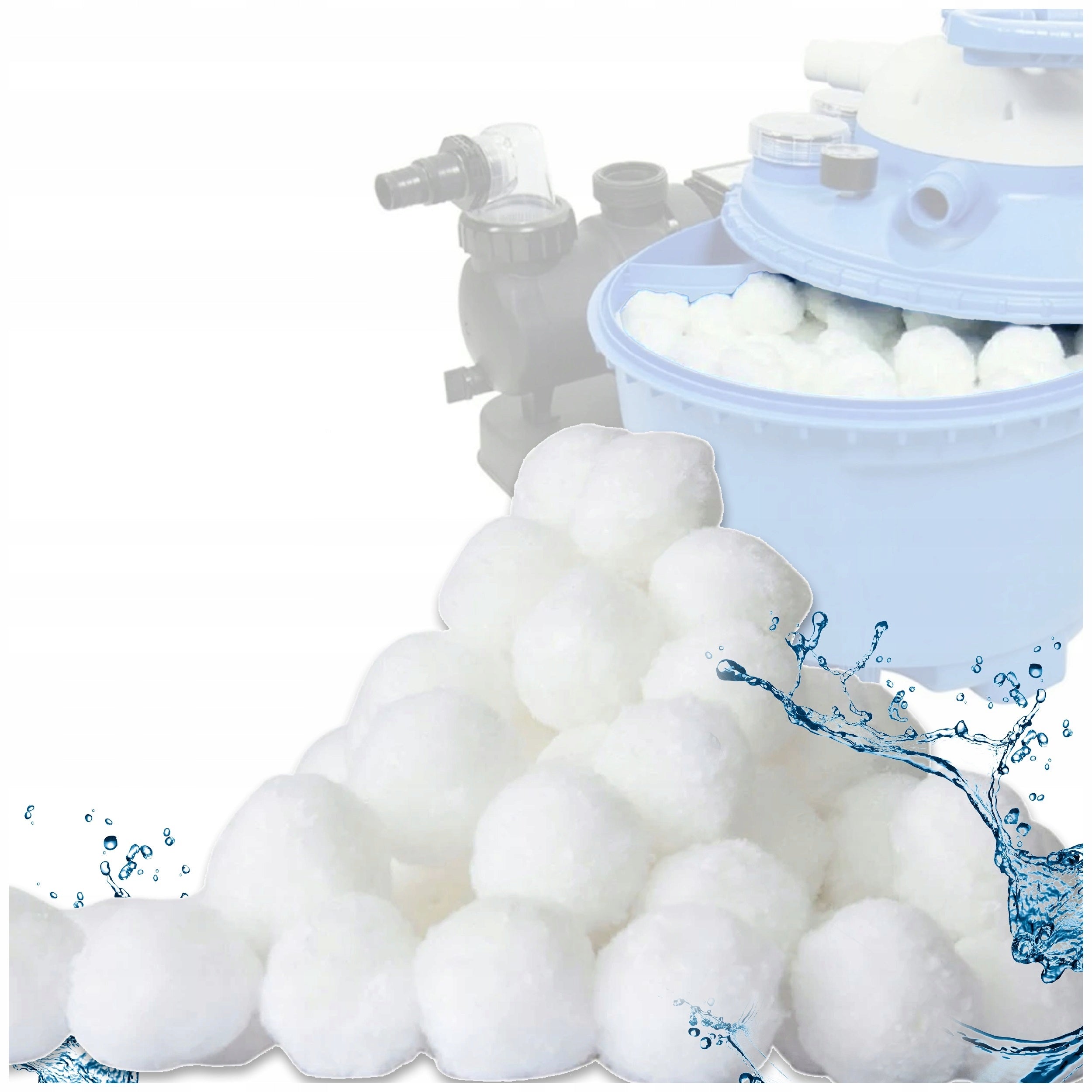 FILTER BALLS CARTRIDGE FOR SAND PUMP FILTER 700G POOL PUMPS