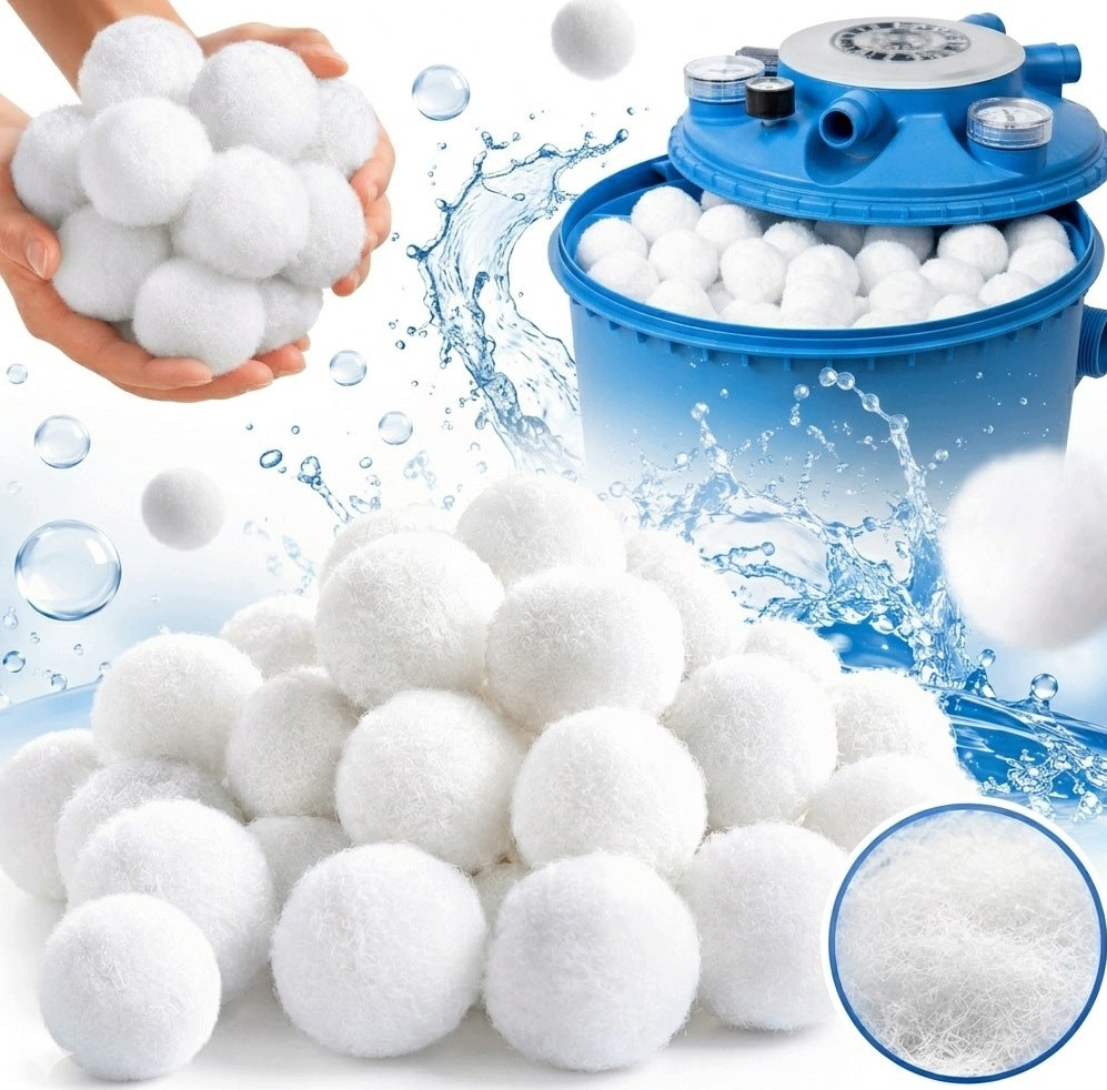 FILTER BALLS CARTRIDGES FOR SAND PUMP POOL 700g REPLACE 25kg OF SAND