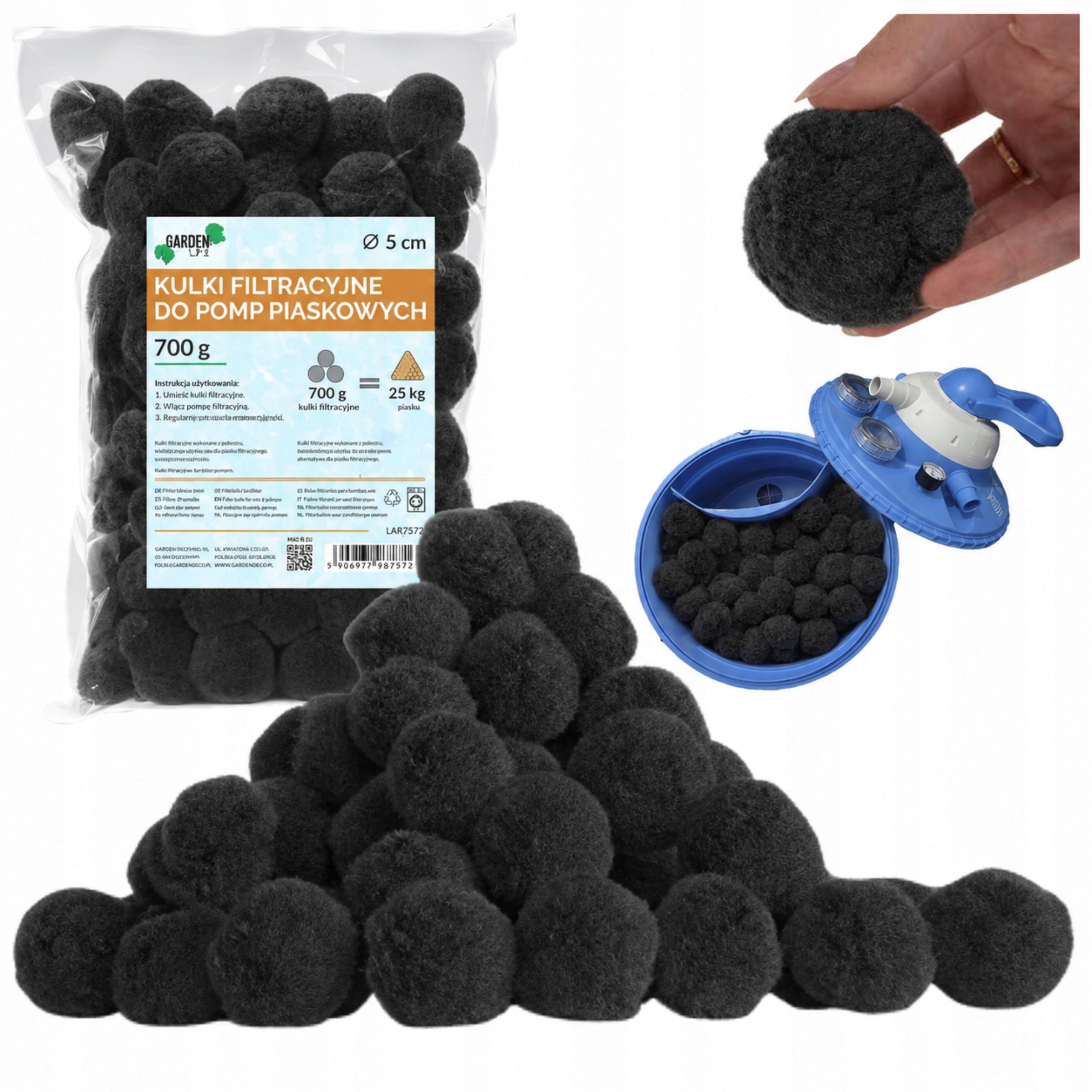 FILTER BALLS FOR POOL PUMP SAND POOL INSERT 700G