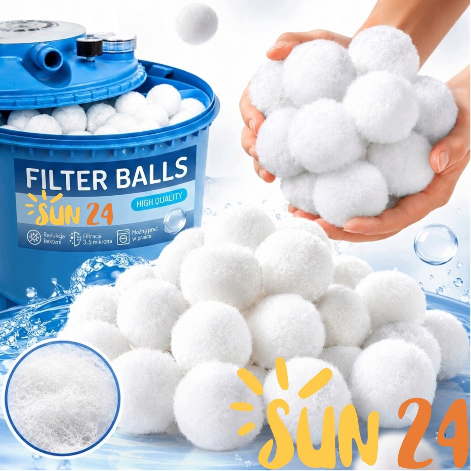 FILTER BALLS FOR POOL SAND PUMP POOL FILTER CARTRIDGE 700G GAT1 Brand Yes Home