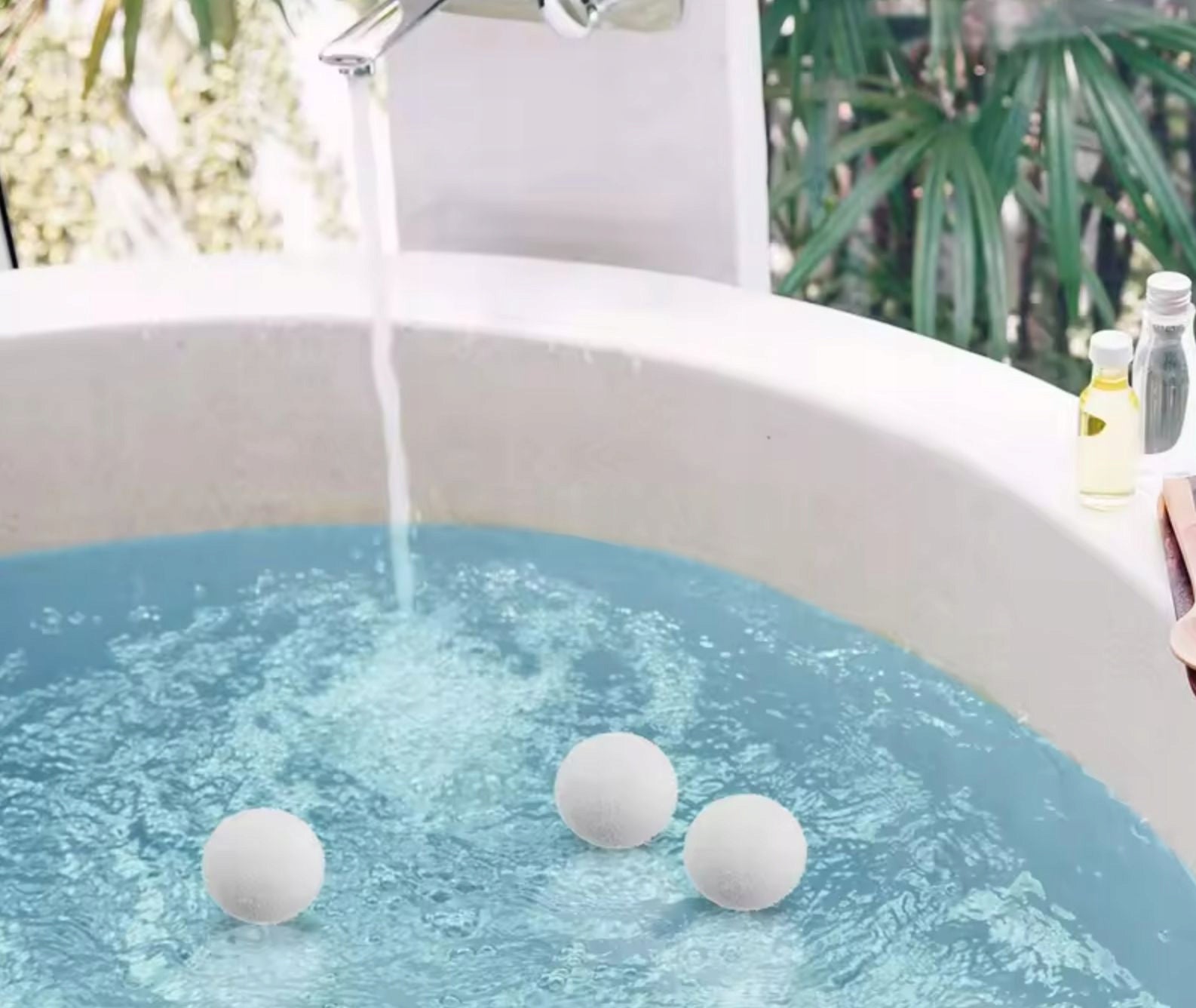 FILTER BALLS FOR SPA POOL JACUZZI ABSORPTION BALLS 8CM 4 PIECES COIL Brand Coil