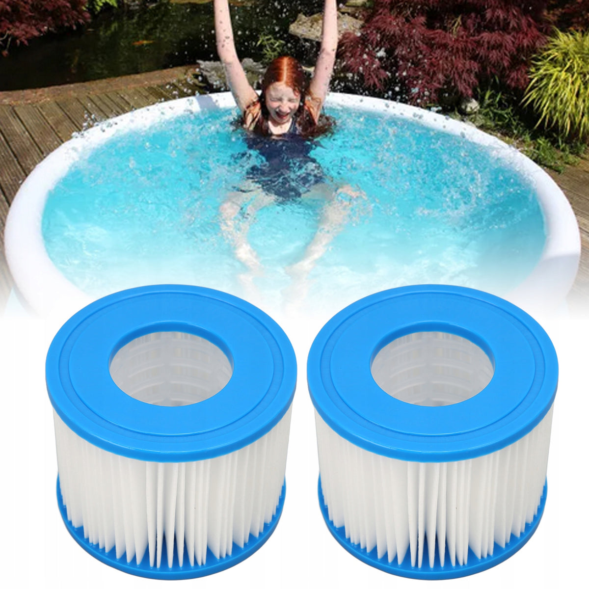 FILTER CARTRIDGES FOR CHILDREN'S POOLS AND SPA TANKS 2 PIECES Manufacturer code S4522