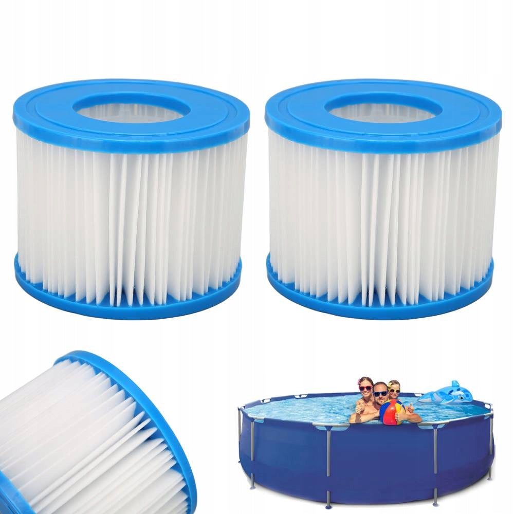 FILTER CARTRIDGES FOR CHILDREN'S POOLS AND SPA TANKS 2 PIECES