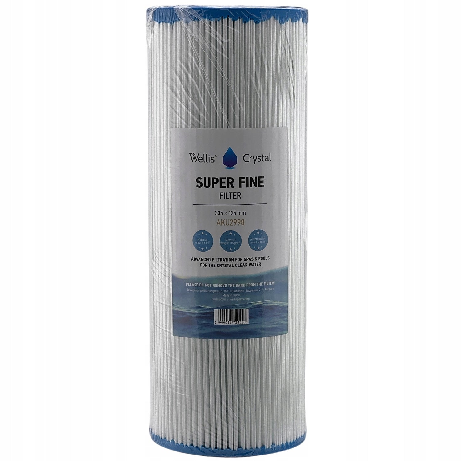FILTER FOR JACUZZI MiniBasen WELLIS Super Fine AKU2998 replacement AKU1831