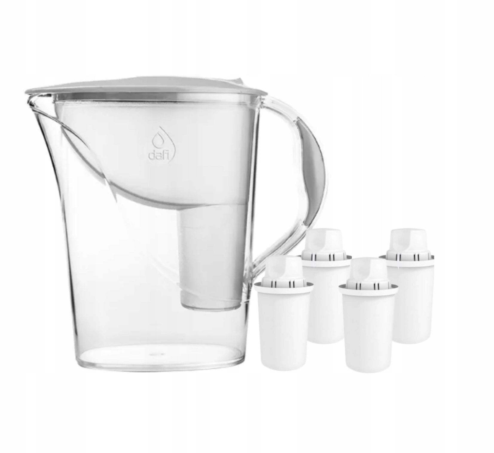 FILTER JUG DAFI ATRIA 2,4L WITH 4 CARTRIDGES CLASSIC WHITE