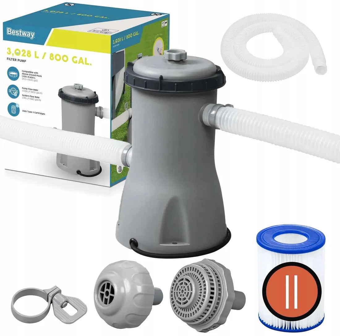FILTER PUMP FOR GARDEN POOL 3028L/H FILTERING FILTER BESTWAY 58386
