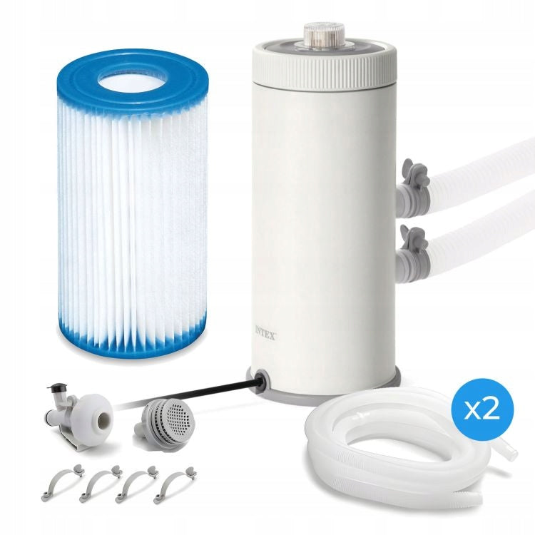FILTER PUMP FOR POOL INTEX 26604 2006L/H + FILTER HOSES Manufacturer code 26604