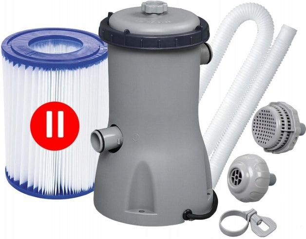 FILTER PUMP FOR SWIMMING POOL 3028 l/h BESTWAY 58386 + FILTER